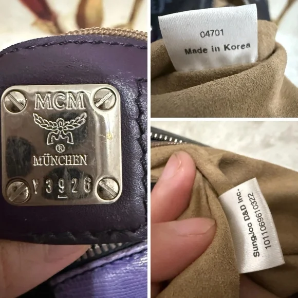 MCM Princess Lion Boston Black / Multi Color Handbag (EUC) - Picture 12 of 12